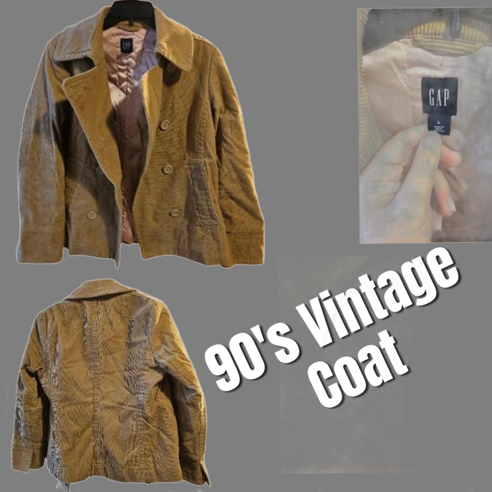 GAP Men's Vintage Brown Pea Coat